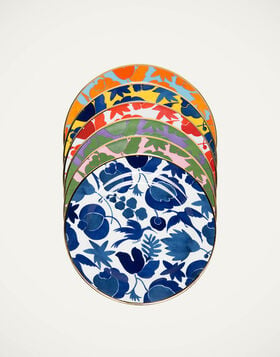Dessert Plate Set of 6 La DoubleJ: Wildbird Mix DIS0024CER001