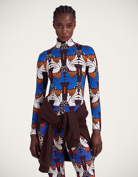 Turtleneck La DoubleJ: Ali Chocolate TOP0146JER005