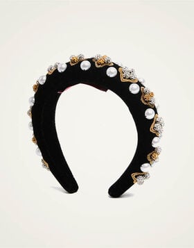 Medici Headband La DoubleJ: Solid Gold HEB0019VEL015