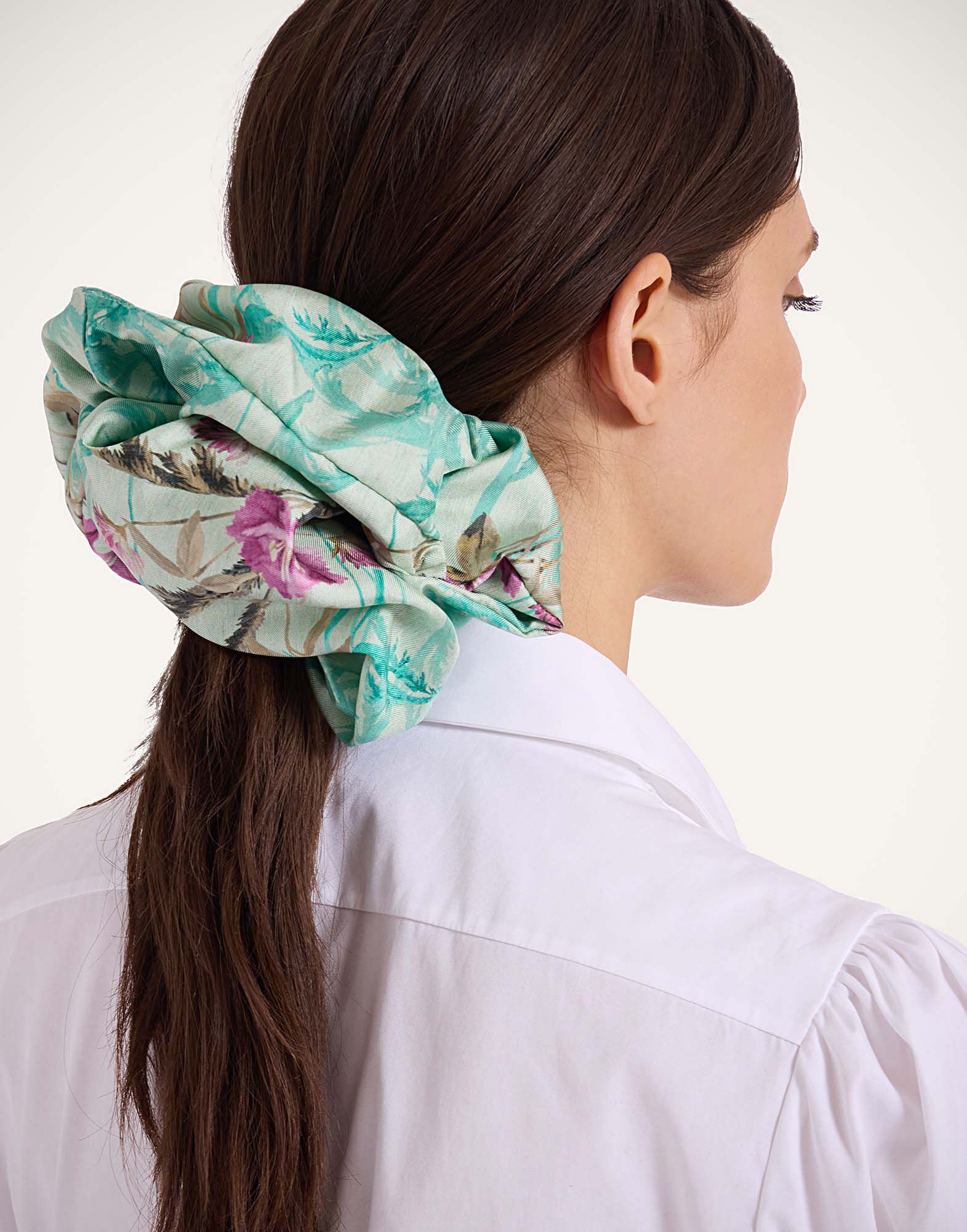 Giga Scrunchie La DoubleJ: Heath Mint SCR0003SIL001