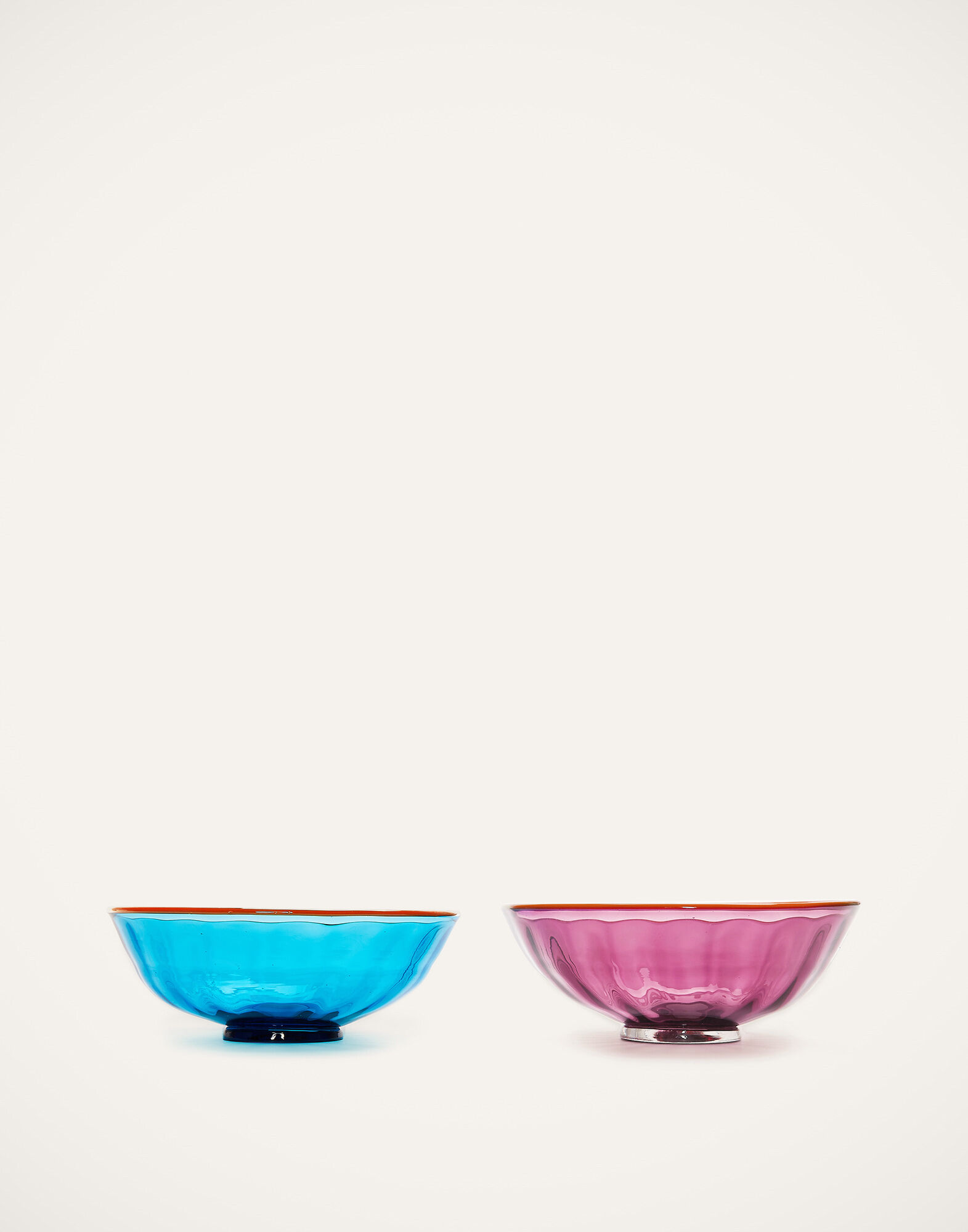 Luxury Nut Bowl Set of 2 La DoubleJ: Turchese/Viola GLA0010MUR001