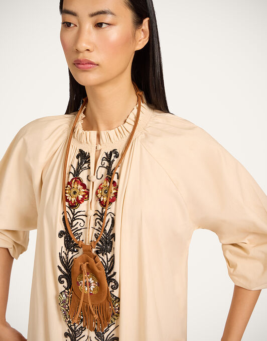 Power Pouch La DoubleJ: Solid Tan BAG0087LEA016