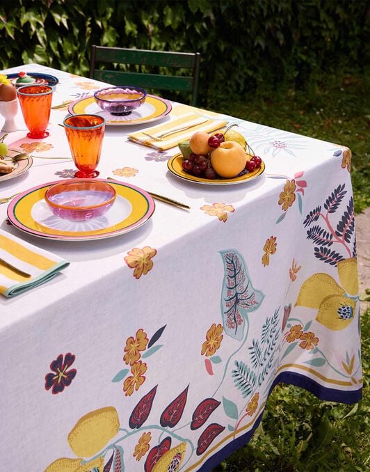 Large Tablecloth La DoubleJ: Botanical (Placée) TBC0003LIN001