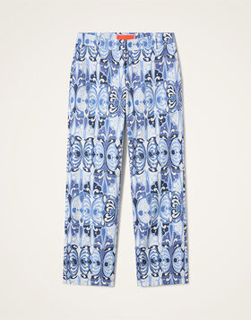 24/7 Pants La DoubleJ: Cocoon Blue TRO0069COT005