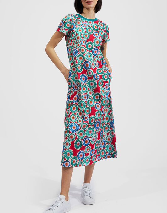 Sporty Swing Dress La DoubleJ: Crazy Daisy DRE0247JER002