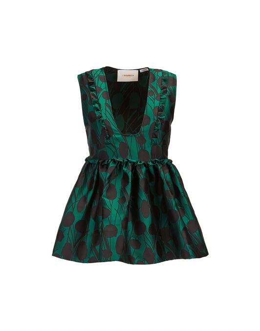Casati Top La DoubleJ: Moses Verde Casati Top LaDoubleJ: Moses Verde TOP0004RAS002