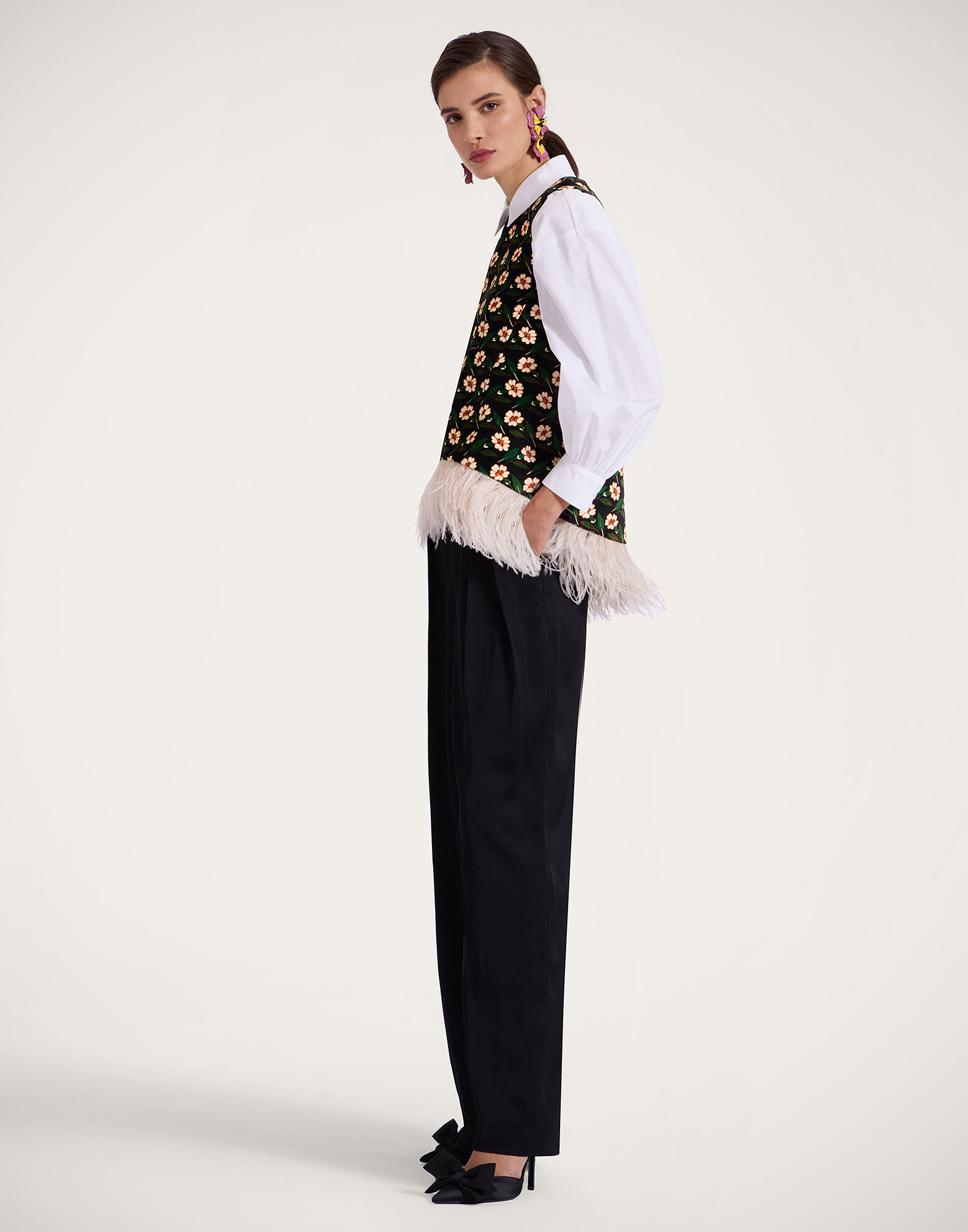 La Scala Top La DoubleJ: Mayfair Black TOP0013VEL001