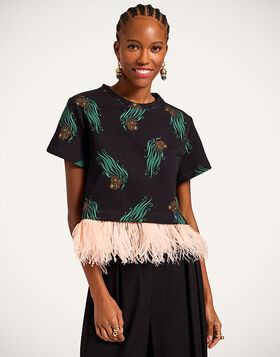La Scala Tee La DoubleJ: Lemuria Black TSH0026JER039