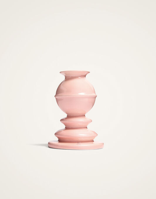 Mini Space Pillar Candle La DoubleJ: Bicolor Light Pink OTC0011CEW001
