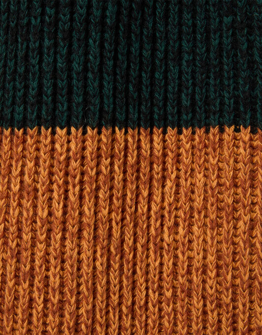 Gala Cape La DoubleJ: Color Block Dark Green & Rust Gala Cape La DoubleJ: Color Block Dark Green & Rust JAC0185KNI188