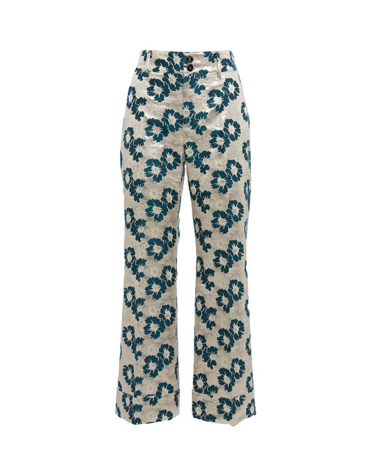 Hendrix Pants La DoubleJ: Pansy Party Jacquard TRO0014JCQ073