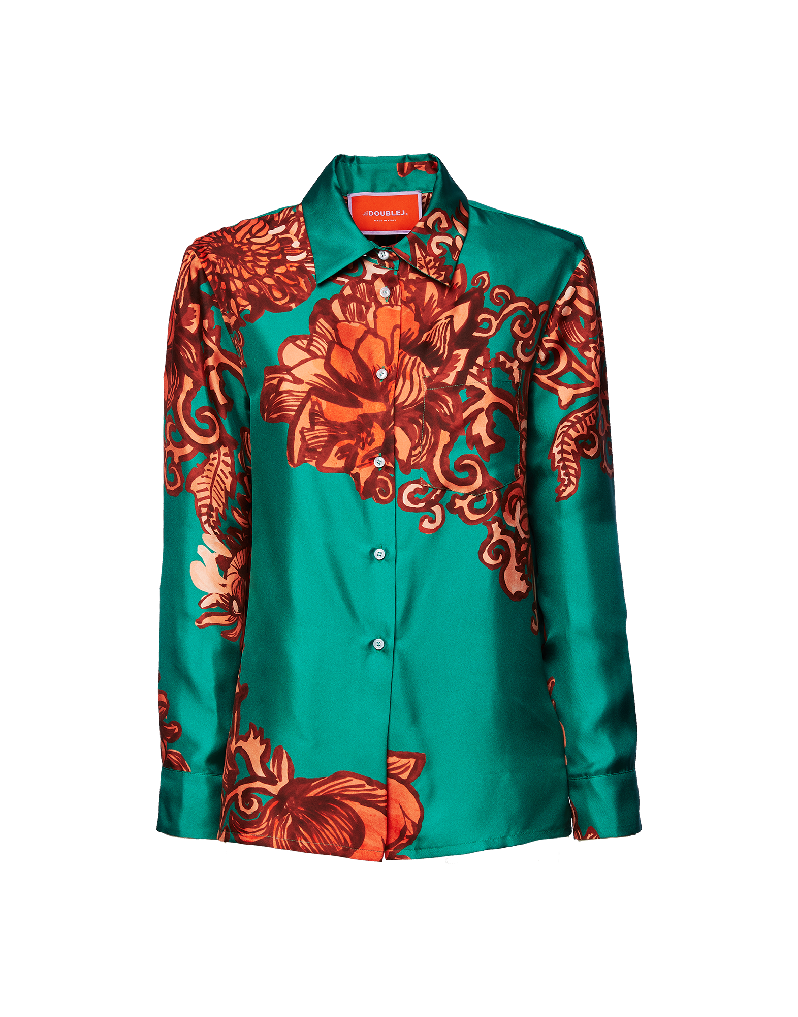 Boy Shirt La DoubleJ: Anemone Ghirlanda SHI0040SIL006