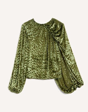 Brigid Top La DoubleJ: Verona Green TOP0228VEL021