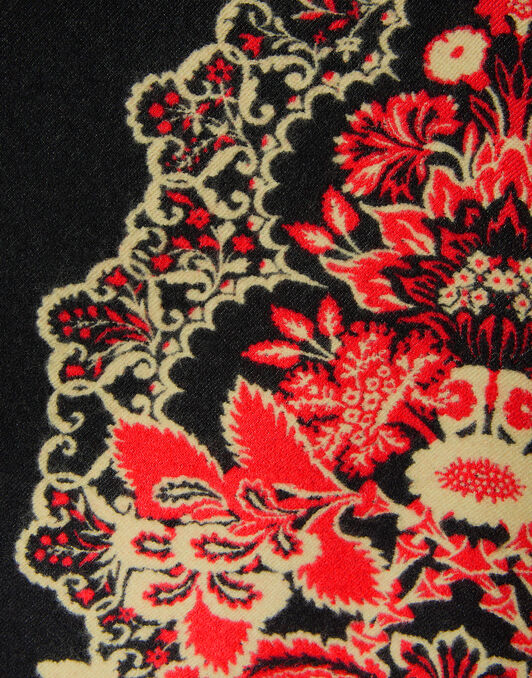 Soul Poncho La DoubleJ: Cornucopia Placée Black Soul Poncho La DoubleJ: Cornucopia Placée Black SCA0059WOL025