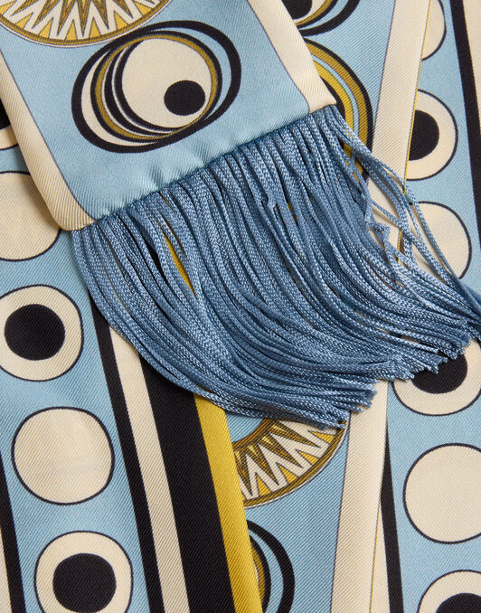 Skinny Scarf La DoubleJ: Sanctuary Placée Light Blue Skinny Scarf La DoubleJ: Sanctuary Placée Light Blue SCA0075SIL006