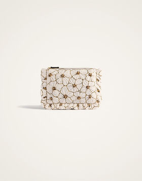 Hand Pochette La DoubleJ: Solid White BAG0081EMB123