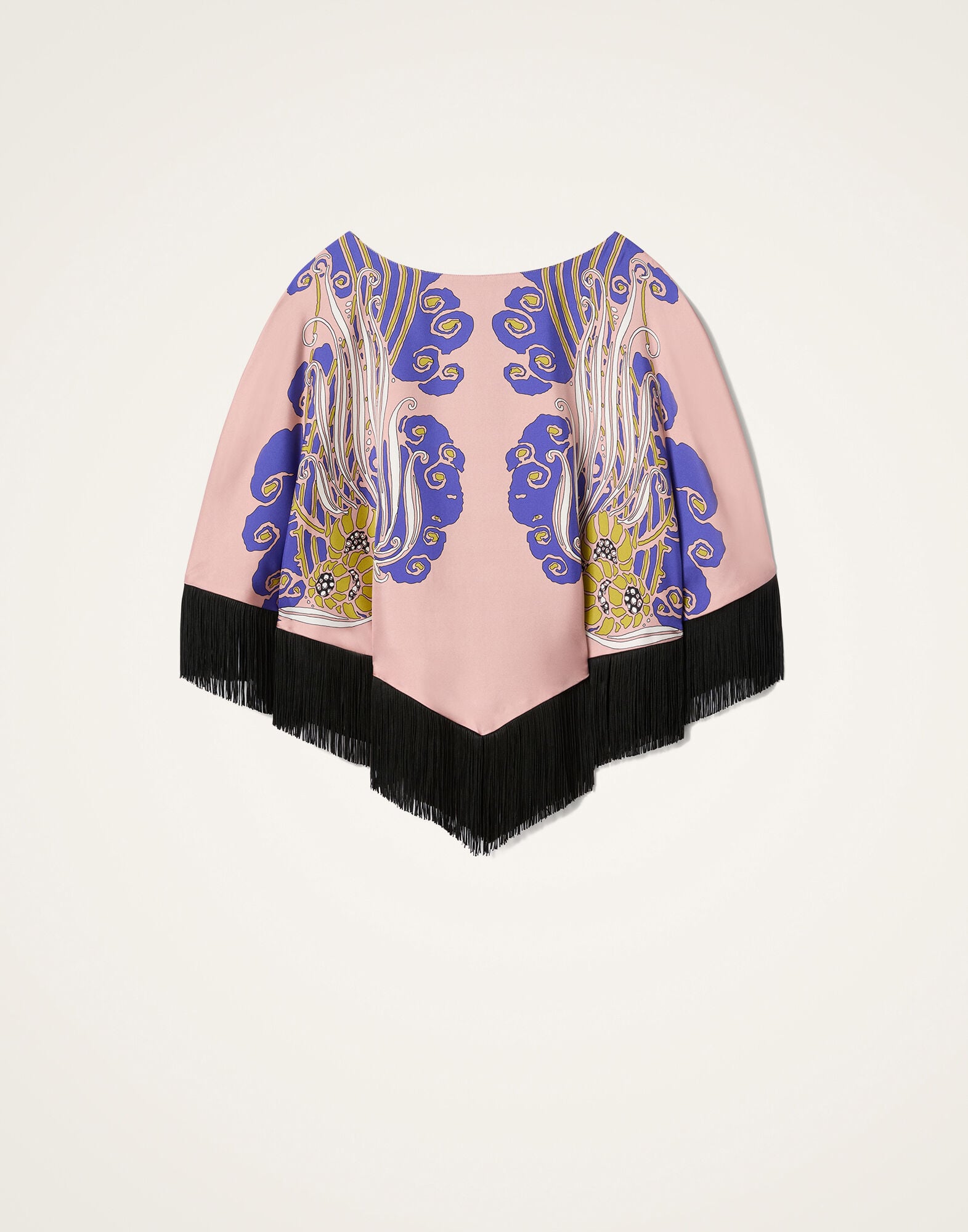 Reversible Mini Poncho Top La DoubleJ: Lemuria Placée Black Reversible Mini Poncho Top La DoubleJ: Lemuria Placée Black SCA0077VIS011