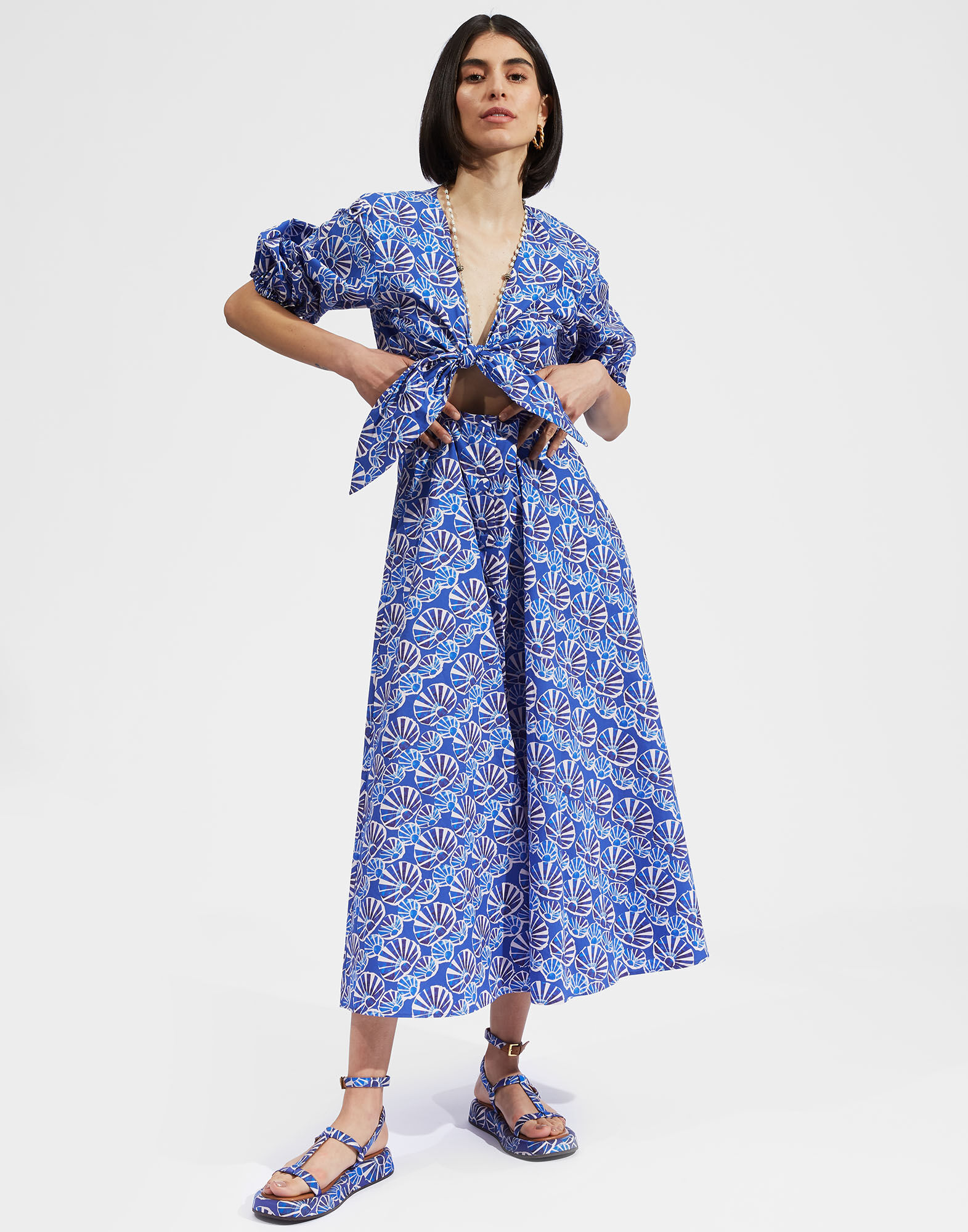 Peek-A-Boo Dress La DoubleJ: Conchiglie DRE0356COT001