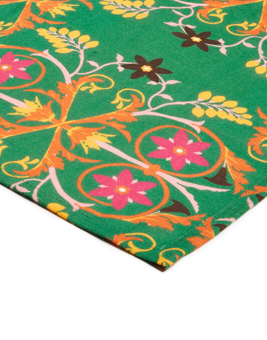 Dinner Napkins Set of 6 La DoubleJ: Stella Alpina Verde Dinner Napkins Set of 6 La DoubleJ Editions: Stella Alpina Verde NAP0002LIN001
