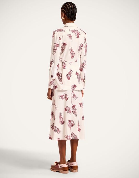 Lungomare Skirt La DoubleJ: Lemuria White Lungomare Skirt La DoubleJ: Lemuria White SKI0089JCQ132