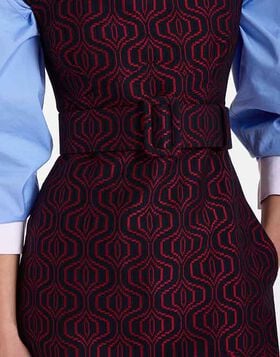 Medium Belt La DoubleJ: Pixel Blue BEL0007JCQ098