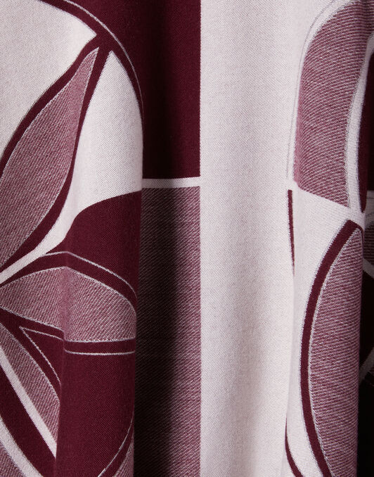 Poncho La DoubleJ: Eclipse Placée Burgundy Poncho La DoubleJ: Eclipse Placée Burgundy SCA0064WOL027