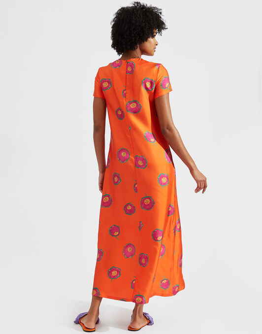 Swing Dress La DoubleJ: Papaveri Arancio Swing Dress La DoubleJ: Papaveri Arancio DRE0001SIL001