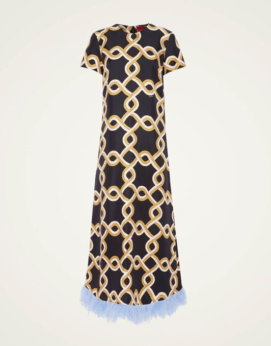 Swing Dress La DoubleJ: Tackle Black Swing Dress La DoubleJ: Tackle Black DRE0864SIL026