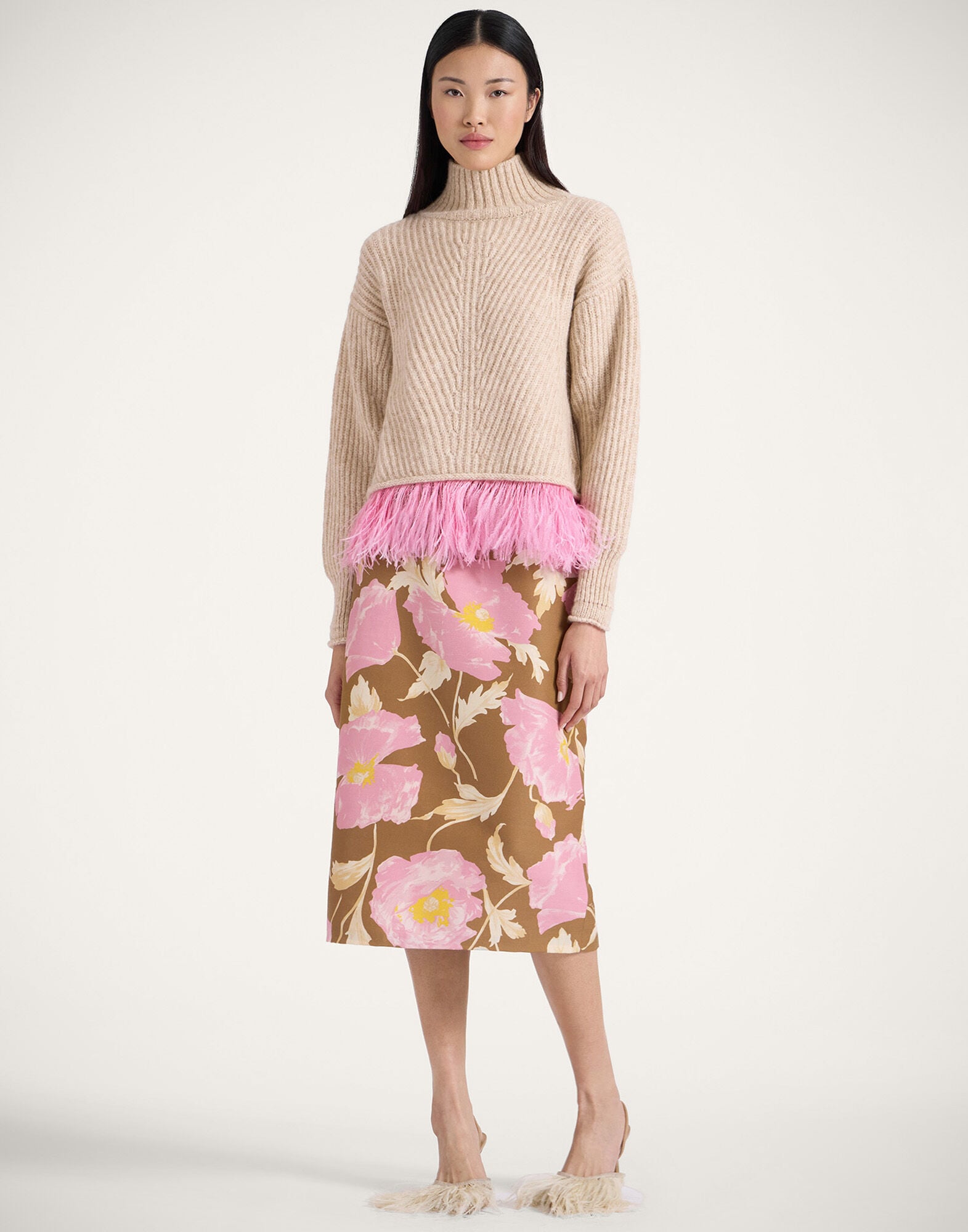 Pencil Skirt La DoubleJ: Sylph Khaki Pencil Skirt La DoubleJ: Sylph Khaki SKI0011CAD001