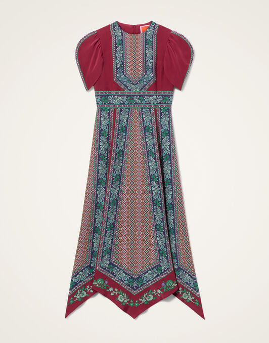 Cherie Scarf Dress La DoubleJ: Regalia Placée Red Cherie Scarf Dress La DoubleJ: Regalia Placée Red DRE0936CRE002