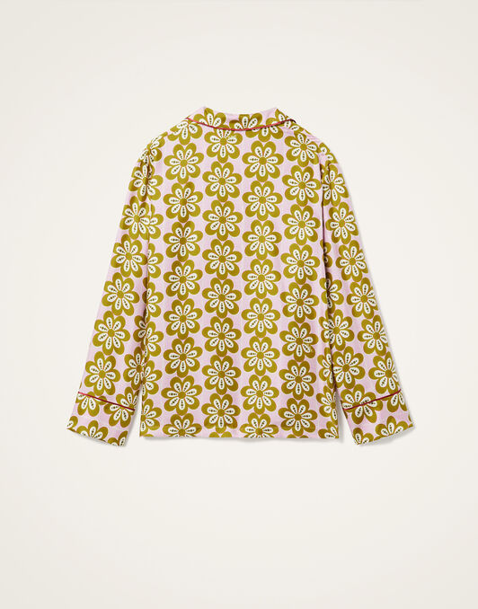 Pajama Shirt La DoubleJ: Caper Pink Pajama Shirt La DoubleJ: Caper Pink SHI0077SIL001