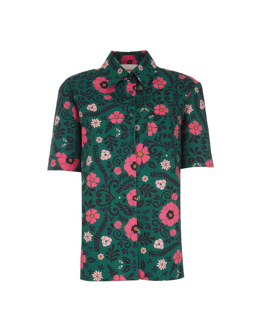 Clerk Shirt La DoubleJ: Heckfield Verde Clerk Shirt LaDoubleJ: Heckfield Verde SHI0020COT020