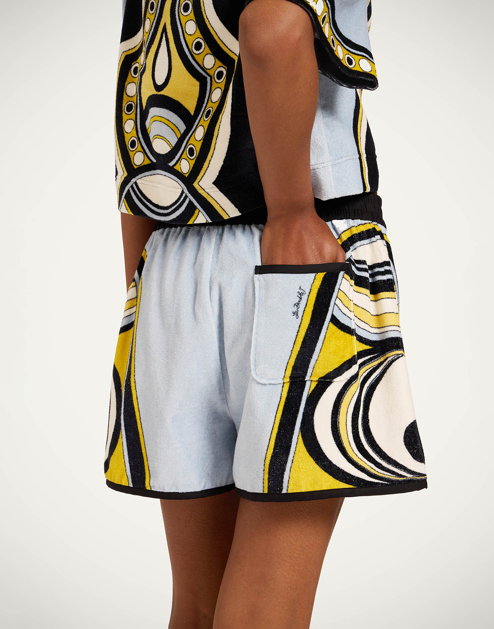 Pull-Up Shorts La DoubleJ: Sanctuary Placée Light Blue Pull-Up Shorts La DoubleJ: Sanctuary Placée Light Blue TRO0204JER084
