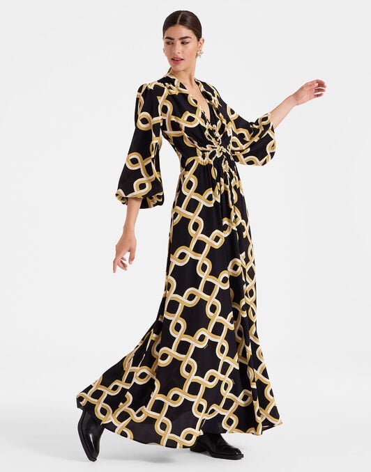 Long Camerino Dress La DoubleJ: Tackle Black Long Camerino Dress La DoubleJ: Tackle Black DRE0720CRE002