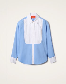 Peggy Shirt La DoubleJ: Solid Light Blue SHI0115COT064