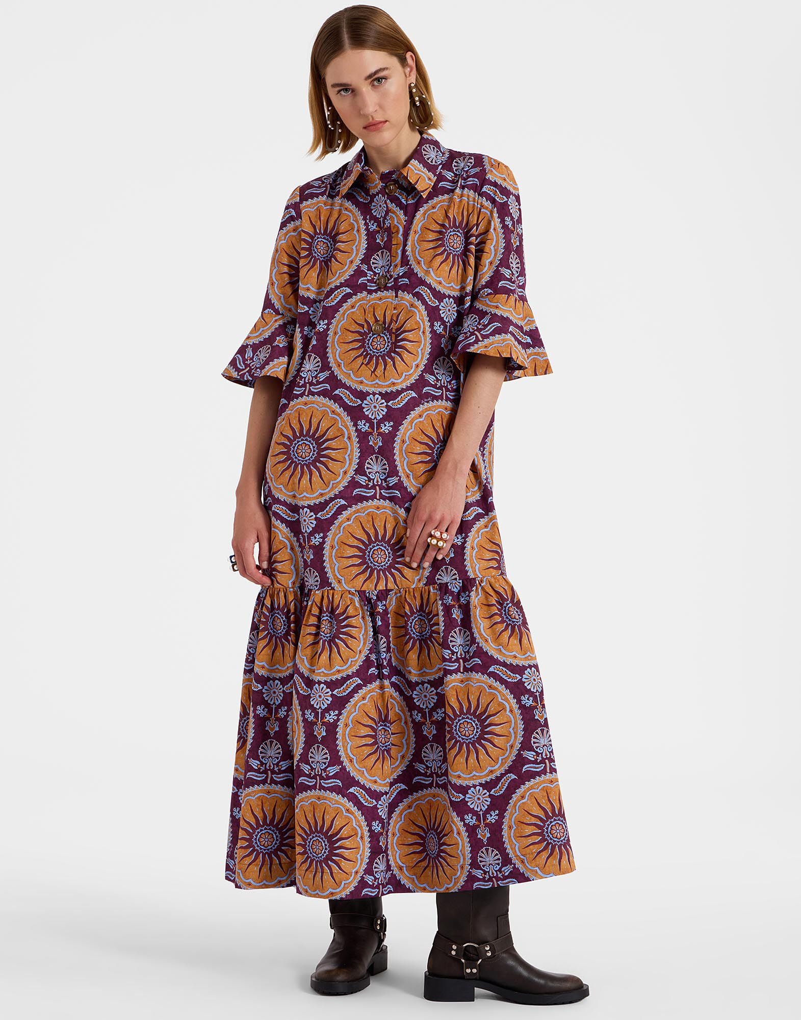 Artemis Dress La DoubleJ: Sovereign Purple DRE0176COT039