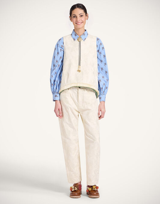 Fancy Pants La DoubleJ: Solid Ecru TRO0196COT086