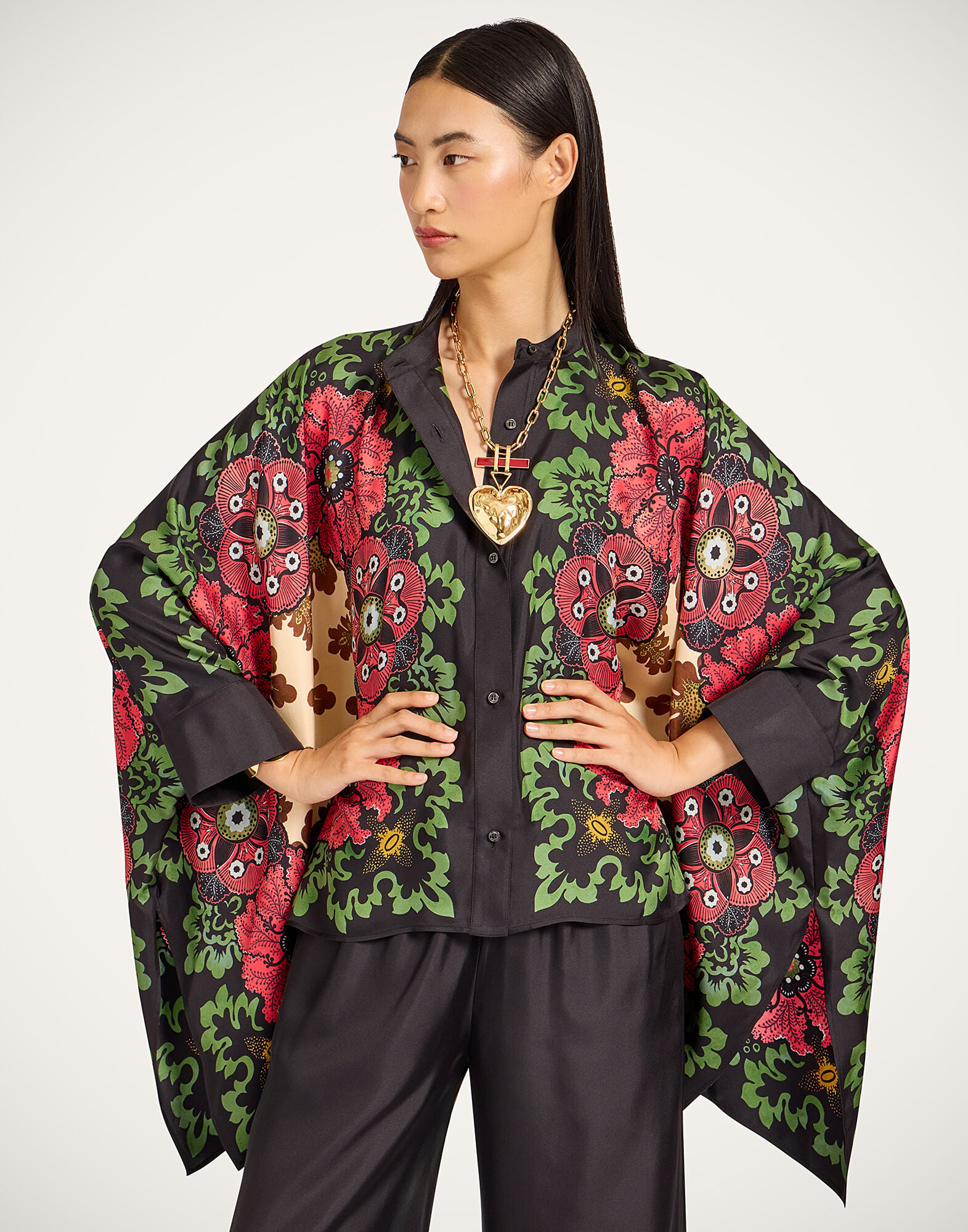 Foulard Shirt La DoubleJ: Bounty Placée Red Foulard Shirt La DoubleJ: Bounty Placée Red SHI0167LAC008