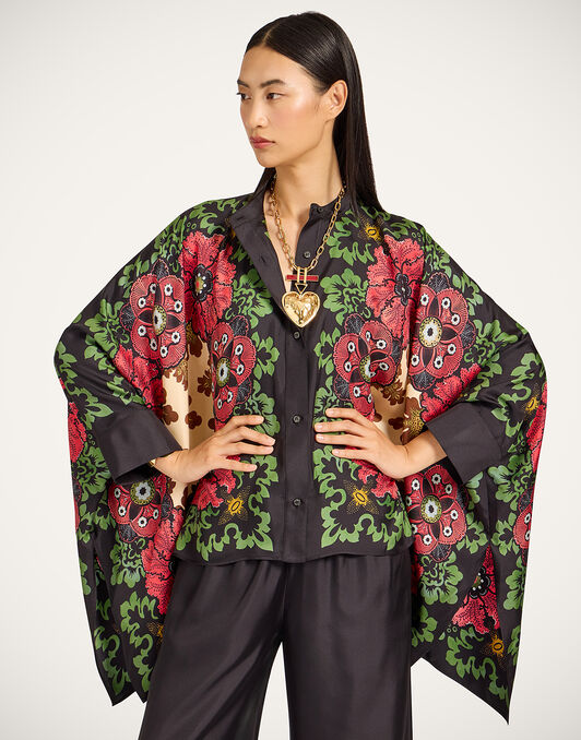 Foulard Shirt La DoubleJ: Bounty Placée Red Foulard Shirt La DoubleJ: Bounty Placée Red SHI0167LAC008