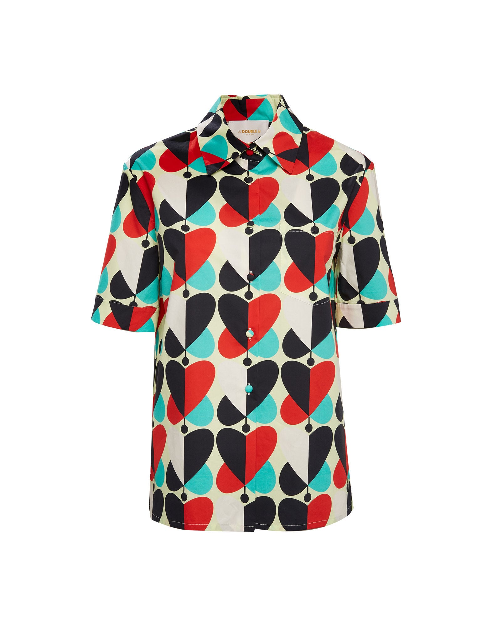 Clerk Shirt La DoubleJ: Farfalle Rosso Clerk Shirt LaDoubleJ: Farfalle Rosso SHI0020COT020