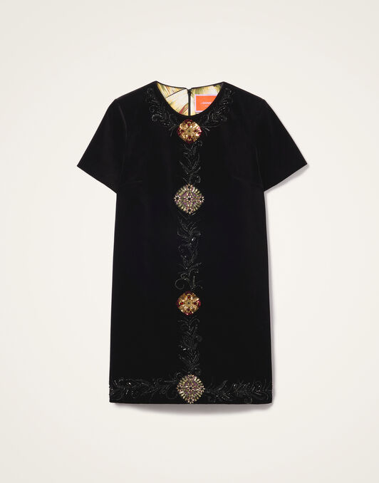 Mini Swing Dress La DoubleJ: Solid Black Mini Swing Dress La DoubleJ: Solid Black DRE0976VEL011