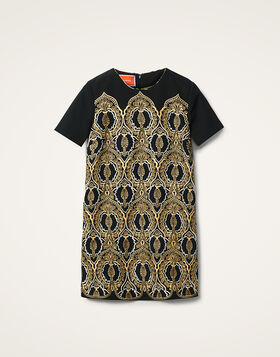 Super Mini Swing Dress La DoubleJ: Solid Black DRE0793CAD003