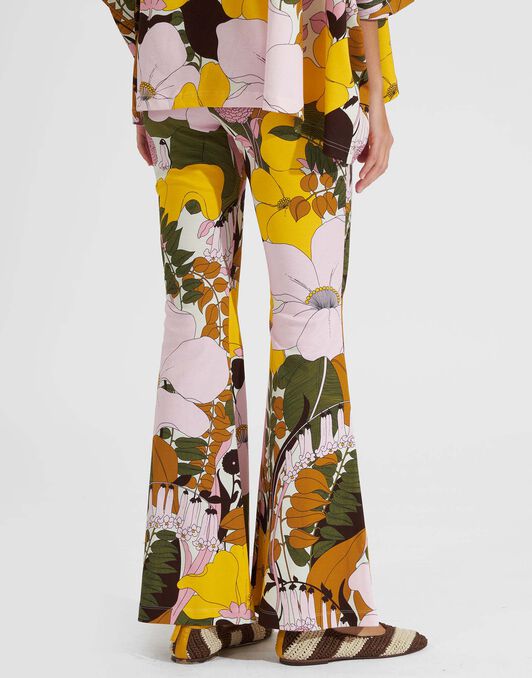 Meditation Pants La DoubleJ: Big Flower Rose Meditation Pants La DoubleJ: Big Flower Rose TRO0055INT001