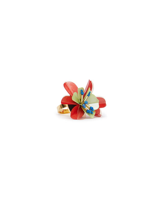 Blossom Ring La DoubleJ: Fiore Rosso Blossom Ring La DoubleJ: Fiore Rosso RIN0001BRA001