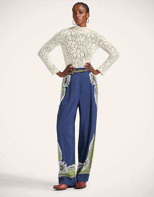 Lacey Turtleneck La DoubleJ: Solid Off White Lacey Turtleneck La DoubleJ: Solid Off White TOP0171LAC003
