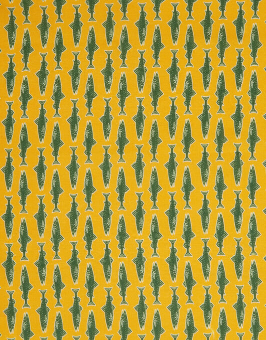 Large Napkins Set Of 2 La DoubleJ: Como Fish Yellow Small Large Napkins Set Of 2 La DoubleJ: Como Fish Yellow Small NAP0006LIN005
