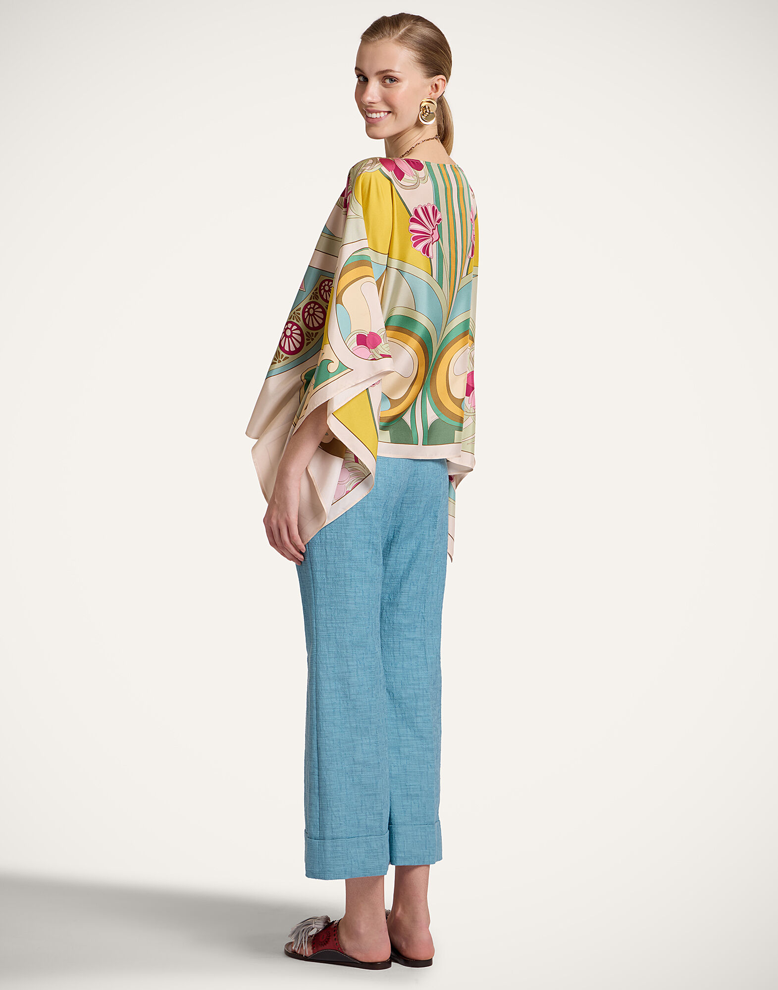 Hendrix Pants La DoubleJ: Solid Light Blue Hendrix Pants La DoubleJ: Solid Light Blue TRO0014COT005