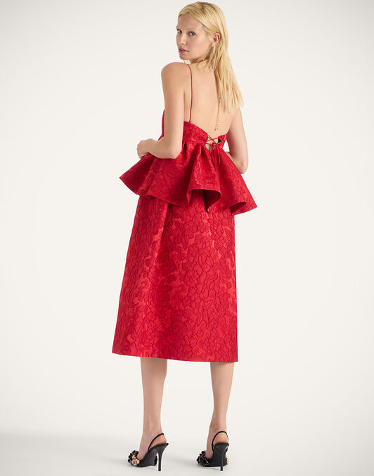 Satine Dress La DoubleJ: Peony Red Satine Dress La DoubleJ: Peony Red DRE0901JCQ111
