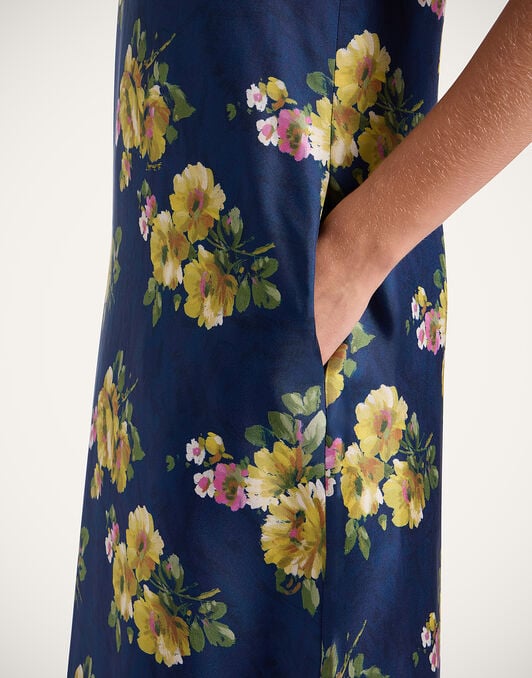 Swing Dress La DoubleJ: Riptide Midnight Blue DRE0001SIL001