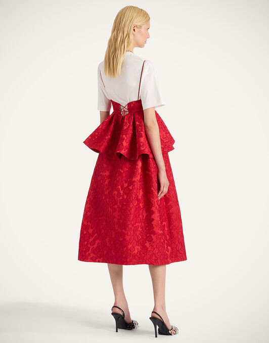 Satine Dress La DoubleJ: Peony Red Satine Dress La DoubleJ: Peony Red DRE0901JCQ111